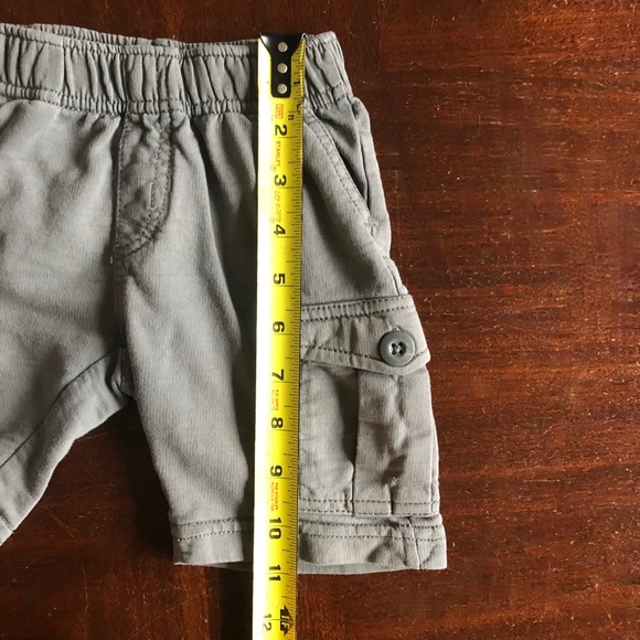 Tea Collection Thunder Gray French Terry Cargo Shorts - Picture 4 of 5